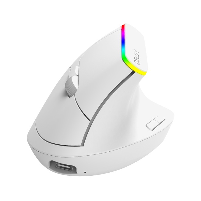 Buy Delux M618DB - Wireless Ergonomic Vertical Mouse - Dual Mode ...