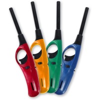 Home Master 4PCE Gas Lighter Kitchen/BBQ Refillable 23CM Length Value Pack