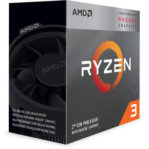 (OEM CPU) AMD Ryzen 3 3200G 4 Core AM4 CPU 3.6GHz 65W
