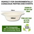 Buy Party Central 100pce Bowl Eco-friendly Hot Cold Food 340ml Party 