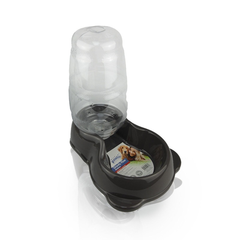 Buy Pawise Automatic Pet Dog Cat Water Dispenser Feeder Self Feeding Bowl Bottle 2.8L Black MyDeal