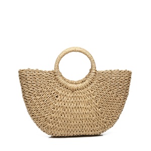 TARRAMARRA Woven Bag Beach Straw Bucket Bags Rattan Tote Shoulder Handbags
