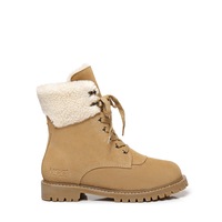 Ugg Australian Shepherd Women Boots Wool Lining Martin Boots Leather Upper Mina