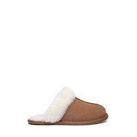 Ugg AS Women Men Scuff Slippers Genuine Sheepskin Wool Suede Upper Nonslip Rosa