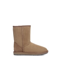 Ugg AS Women Men Short Classic Boots Genuine Double Face Sheepskin Boots Nonslip