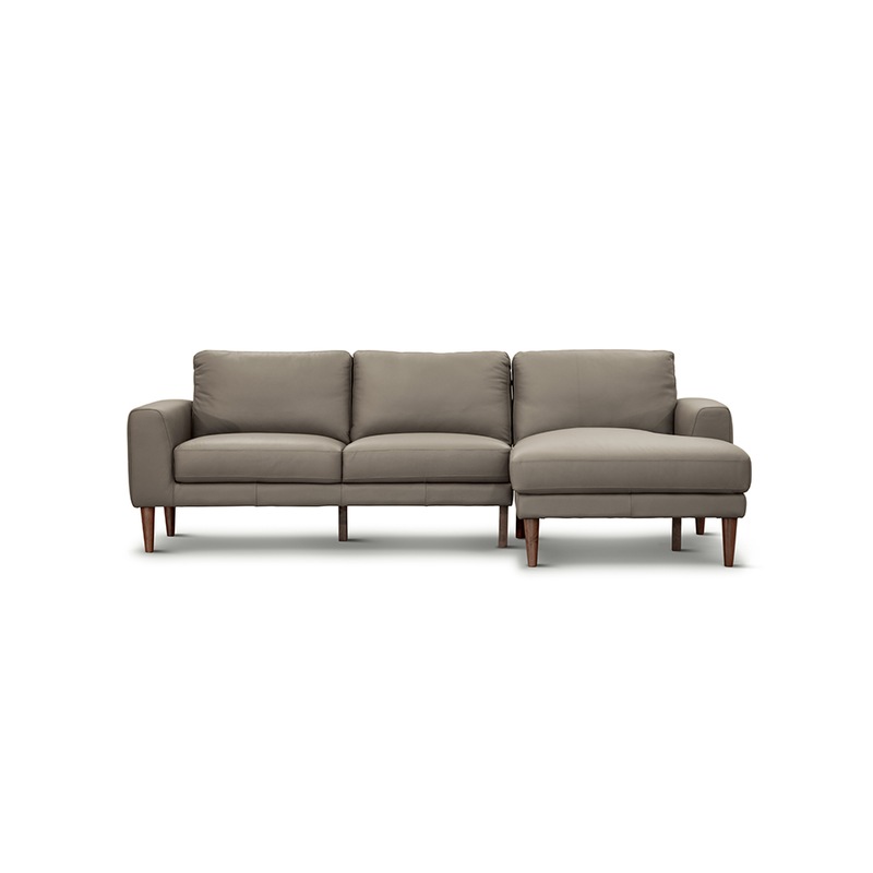 Buy 3 Seater Sofa Jessica Genuine Full Corrected Grain Leather Lounge