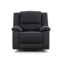 Anderson 1 Seater Fabric Electric Recliner Sofa Chair Jet