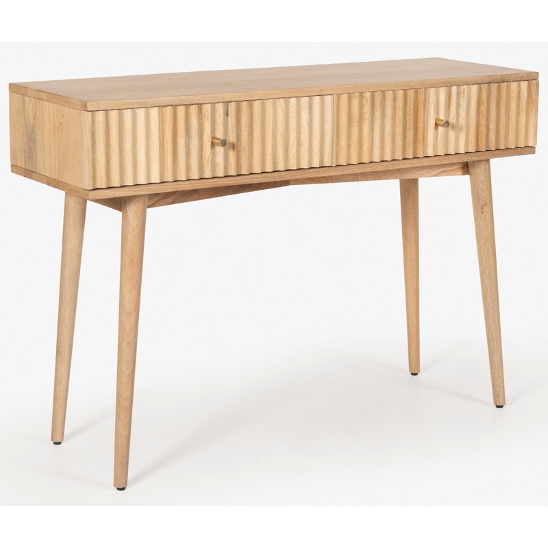 Buy Chicory 110cm Console Table Solid Mango Timber Wood Hallway