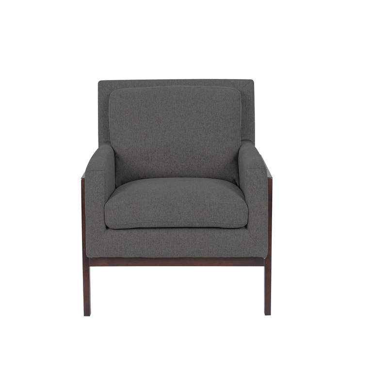 Buy Claude Single Seater Armchair Fabric Upholstered Sofa Couch Solid