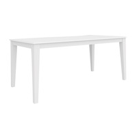Daisy Dining Table 180cm Solid Acacia Timber Wood Hampton Furniture - White
