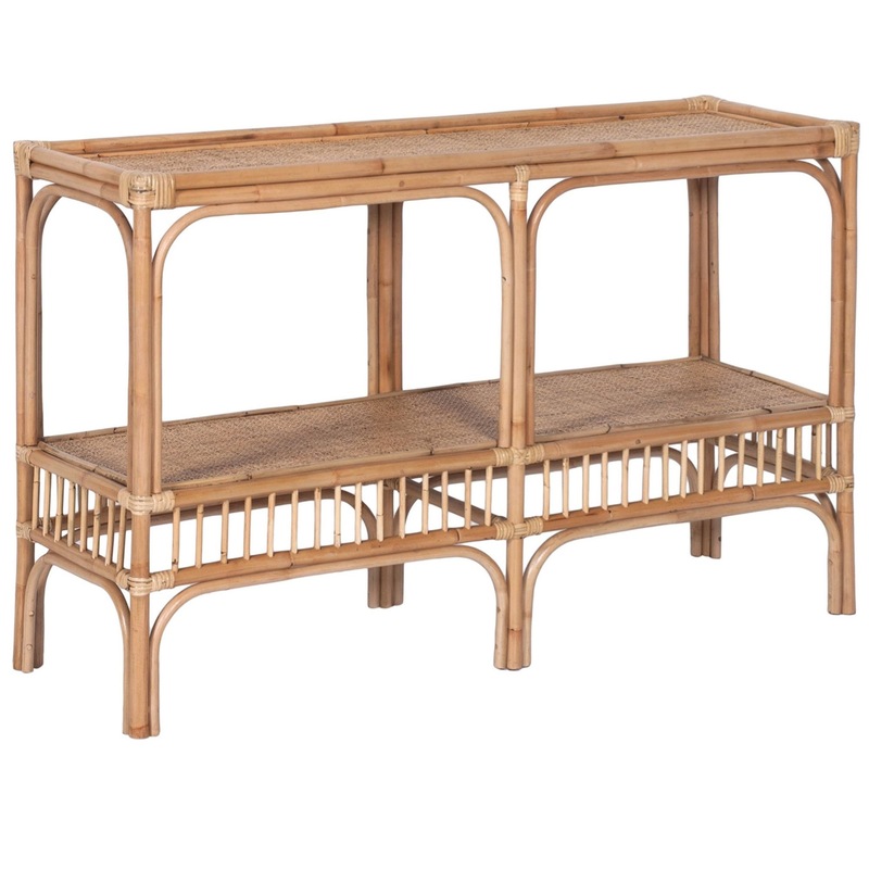 Buy Earthy 120cm Rattan Cane Console Entry Entrance Hallway Table