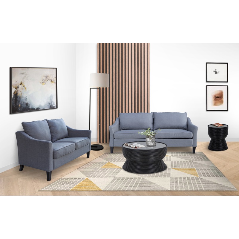 Buy Orson 2 Seater 100 Polyester Fabric Upholstered Sofa Lounge Couch