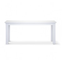 Laelia Dining Table 180cm Solid Acacia Timber Wood Coastal Furniture - White