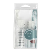 Basicare 2-Piece Travel Bottles 80ml With Stickers