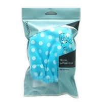 Basicare Deluxe Shower Cap Blue