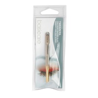 Basicare Tweezers Slant Tip 1/2 Gold Blade 8.5cm