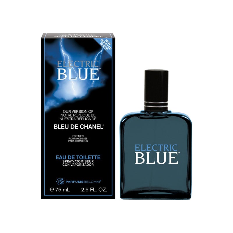 Buy Belcam Electric Blue Bleu Mens Eau de Toilette Spray 75ml - MyDeal