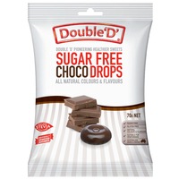 Double D Sugar Free Choco Drops 70g