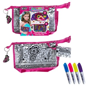 Kids Fashion Messenger Bag Colour Your Very Own Message Bag