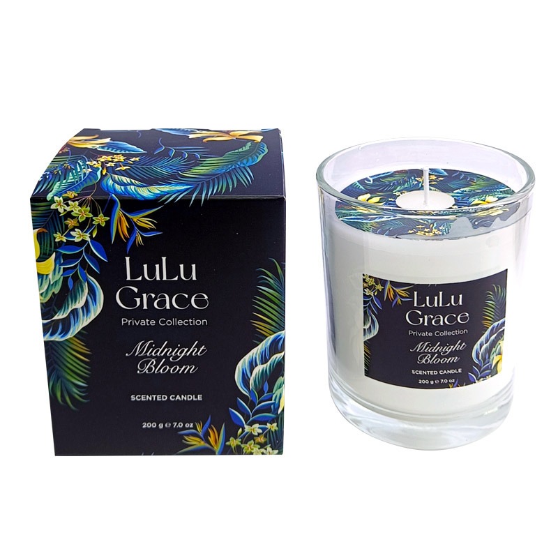 Buy Lulu Grace Midnight Bloom Scented Boxed Candle 200g MyDeal