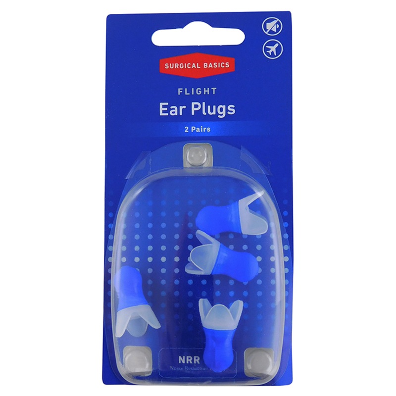Buy Surgical Basics Pressure Reducing Flight Flying Earplugs 2 Pairs MyDeal