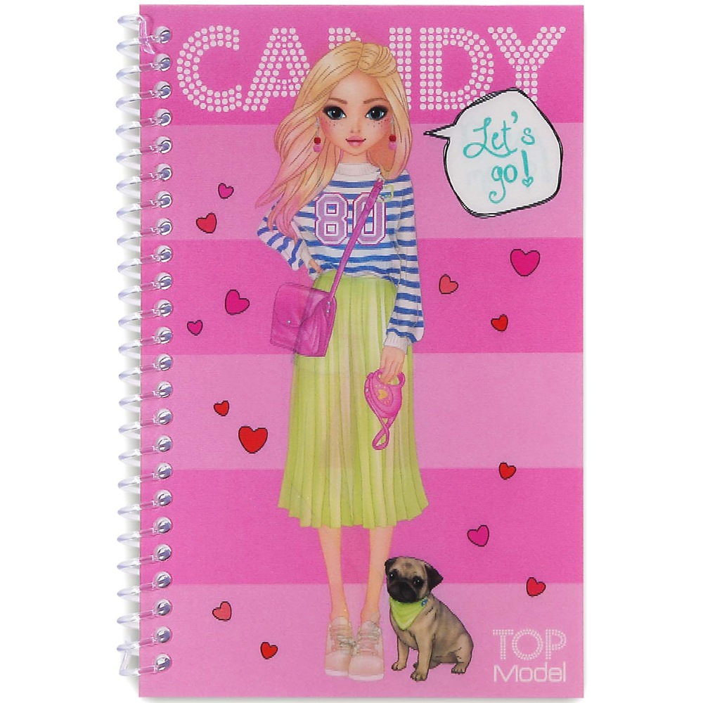 Top Model Notebook Candy Buy Top Model Candy 3D Pocket Dress Me Up Activity Books - MyDeal Australia