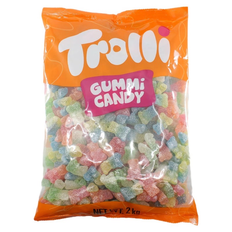 Buy Trolli Sour Bears Candy Lollies Sweets Bulk Pack 2kg - MyDeal