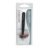 Basicare Eyebrow Tweezers Satin Mulity Tip Stainless Steel Hair Remover 9.6cm