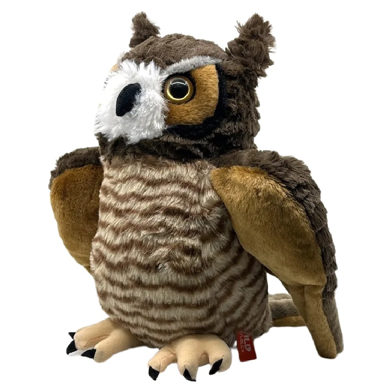 Buy Wild Republic Cuddlekins Great Horned Owl Plush Toy Stuffed Animal ...