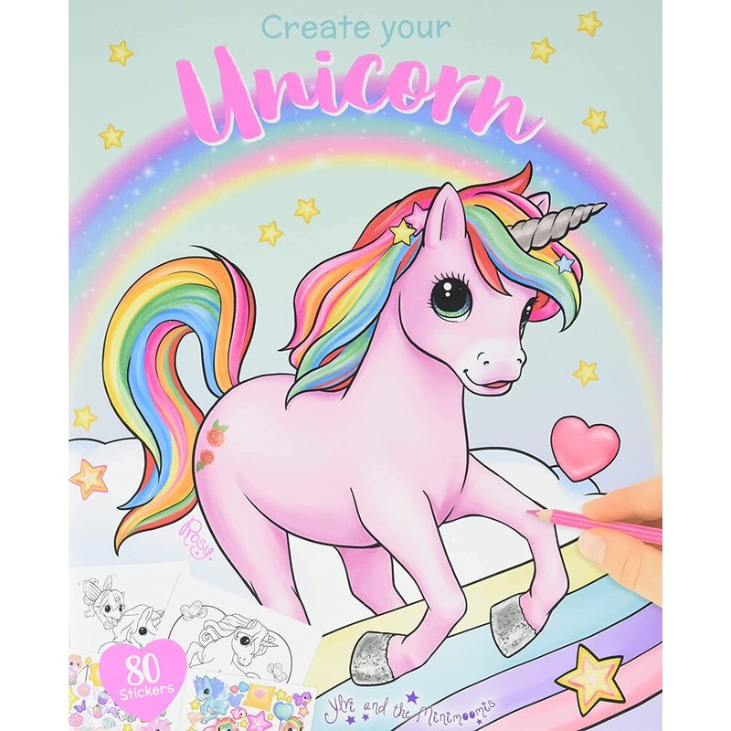 Buy Ylvi and the Minimoomis Create Your Unicorn Colouring Activity Book ...
