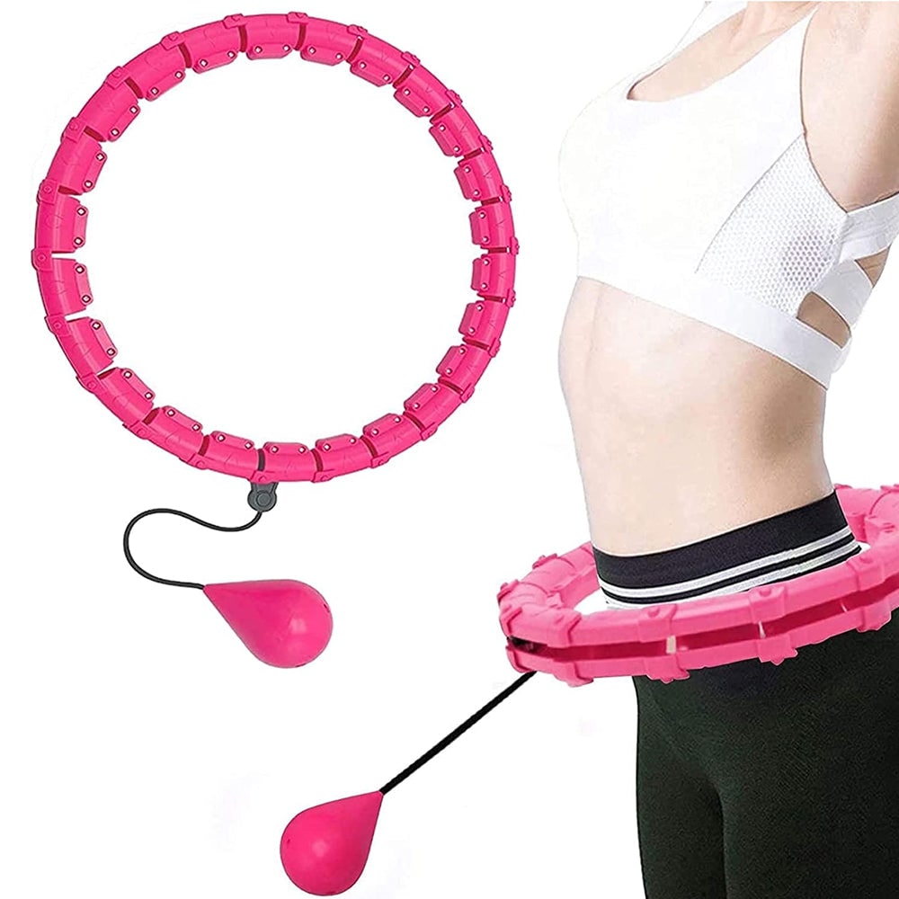 24 Knots Fitness Smart Hula Hoop Detachable Weighted Hoops Australia