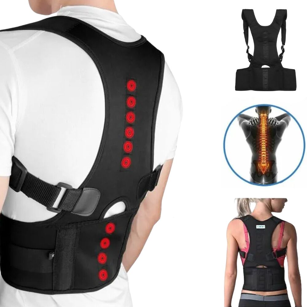 Buy Back Support Posture Corrector Lumbar Brace - MyDeal Australia