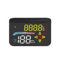 3.5 Inch Universal Car Auto HUD Dual System with Digital Screen