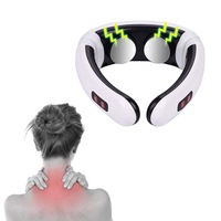 Infrared Heating USB Rechargeable Electric Neck Cervical Spine Massager & Pulse Machine