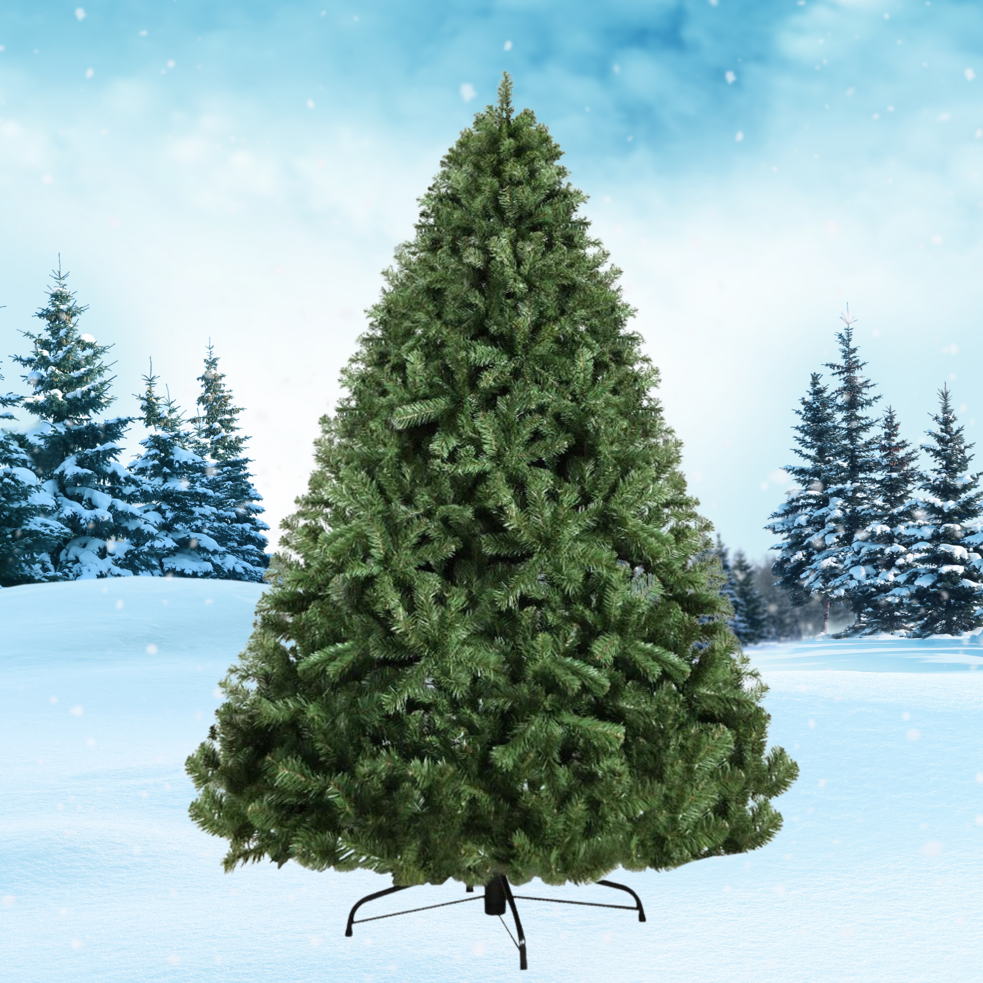 7FT 1250 Tips Christmas Tree - Green