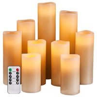 Set of Remote Controlled Electronic Flameless Candles
