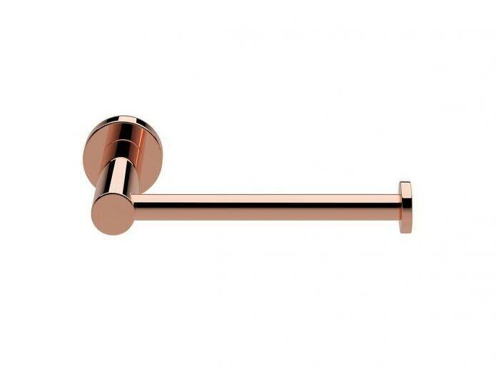 2023 Round New Toilet Roll Holder polished gloss rose gold copper Brass Made