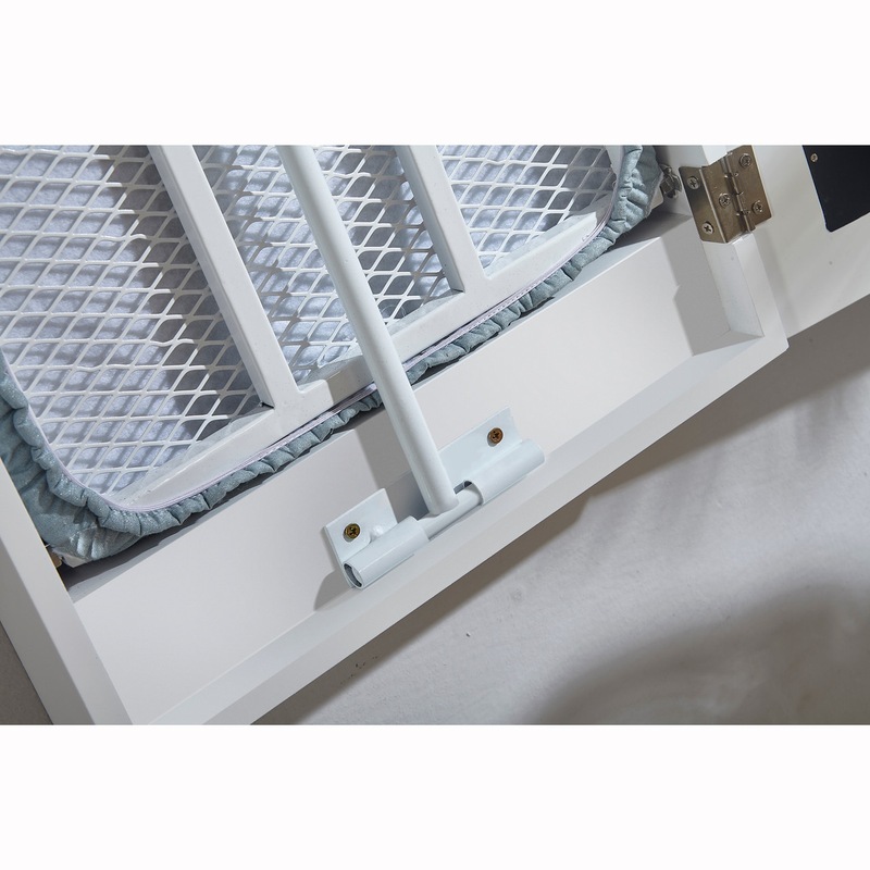 Buy Cadi Wall Mounted Hide Away Ironing Board with Mirror White