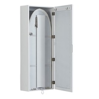 Brook Wall Mounted Ironing Cabinet with Mirror and Ironing Board Support