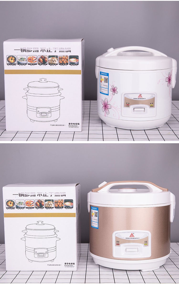 5L Rice Cooker (With Plastic Steamer)