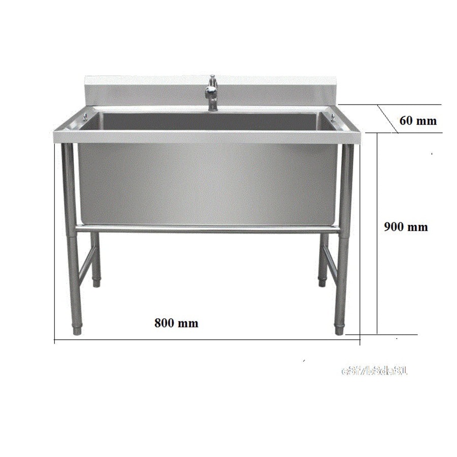 Dog Pet Grooming and Bath Tub Stainless Steel 80 cm Station