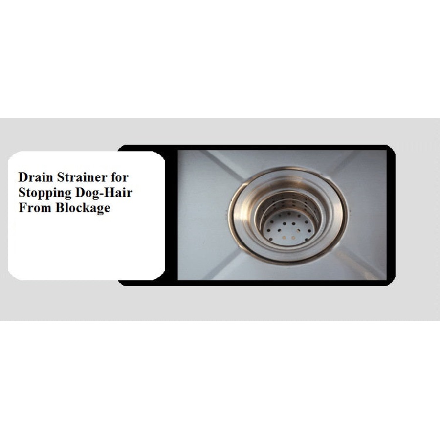 Dog Pet Grooming and Bath Tub Stainless Steel 80 cm Station