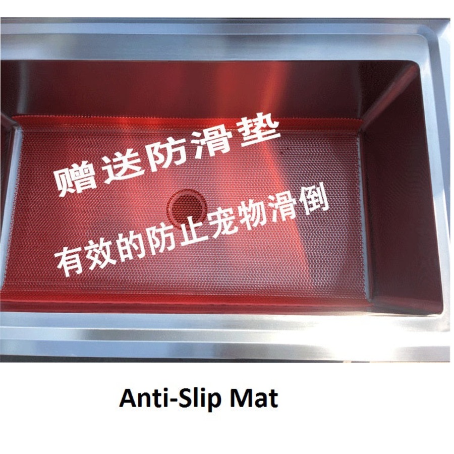 Dog Pet Grooming and Bath Tub Stainless Steel 80 cm Station