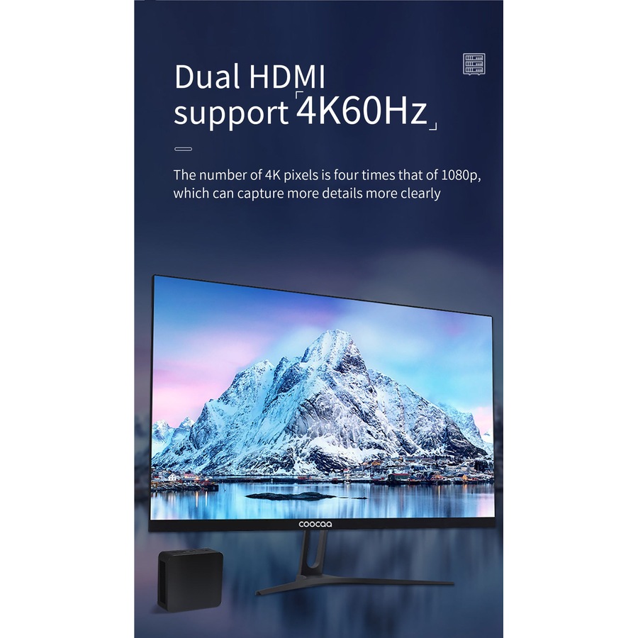 Mini PC Intel N100 8 GB Ram 256 GB SSD Win 11