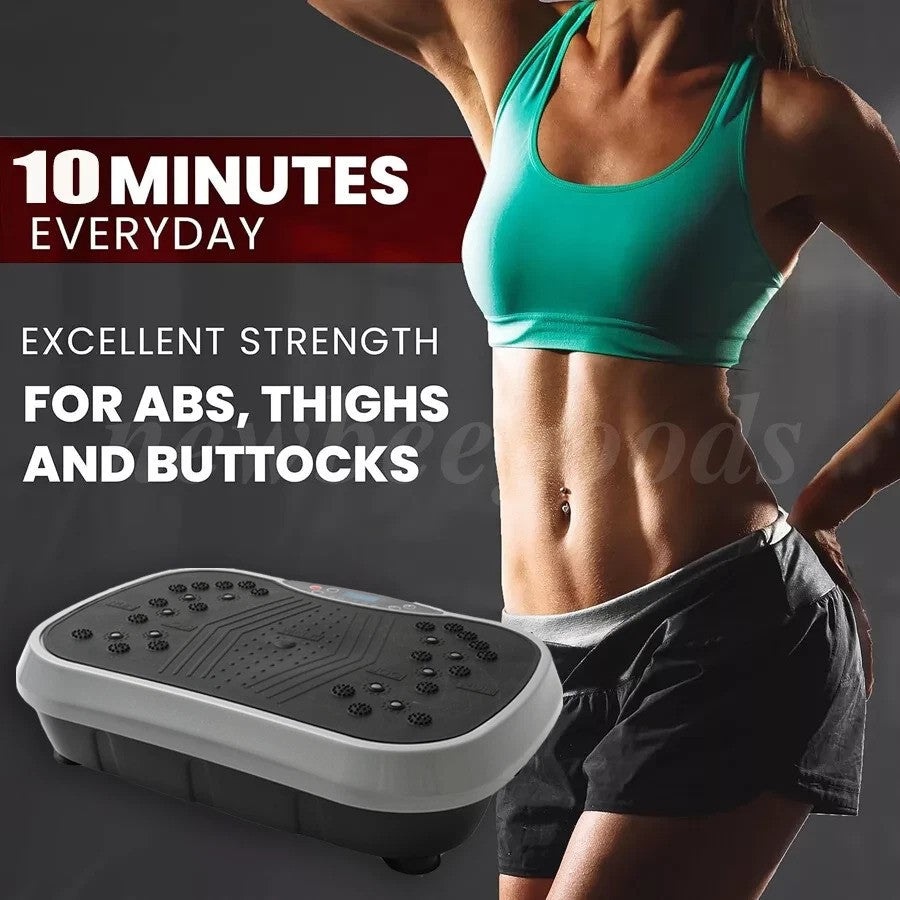 Vibration Platform Exercise Machine Black