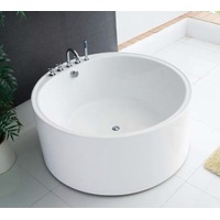FS19 1400*1400*600mm Bath Tub White Acrylic Free Standing Round