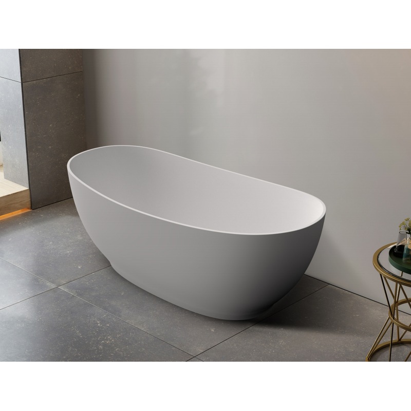 Buy 1500/1700*800*650mm Layla RivaSlim Bathtub Oval Freestanding Matt
