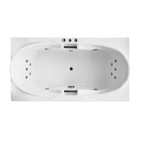 1800*940*450mm Castilla Spa Bath Tub 15 jets White Acrylic drop in