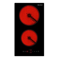 300mm Electric Ceramic Cooktop with 2 Zones Touch Controls