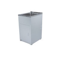 390*500*925mm 30 Litres 304 Stainless Sink with Metal Laundry Tub Cabinet
